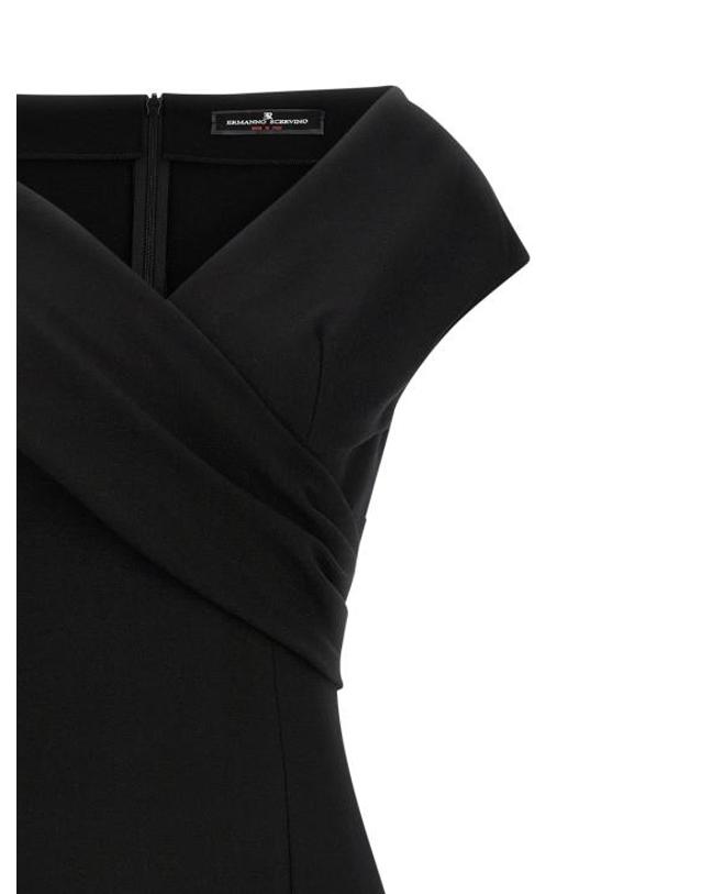 에르마노 설비노 [해외직구] 25FW 에르마노 설비노 원피스 ER316850BM BLACK 착용컷