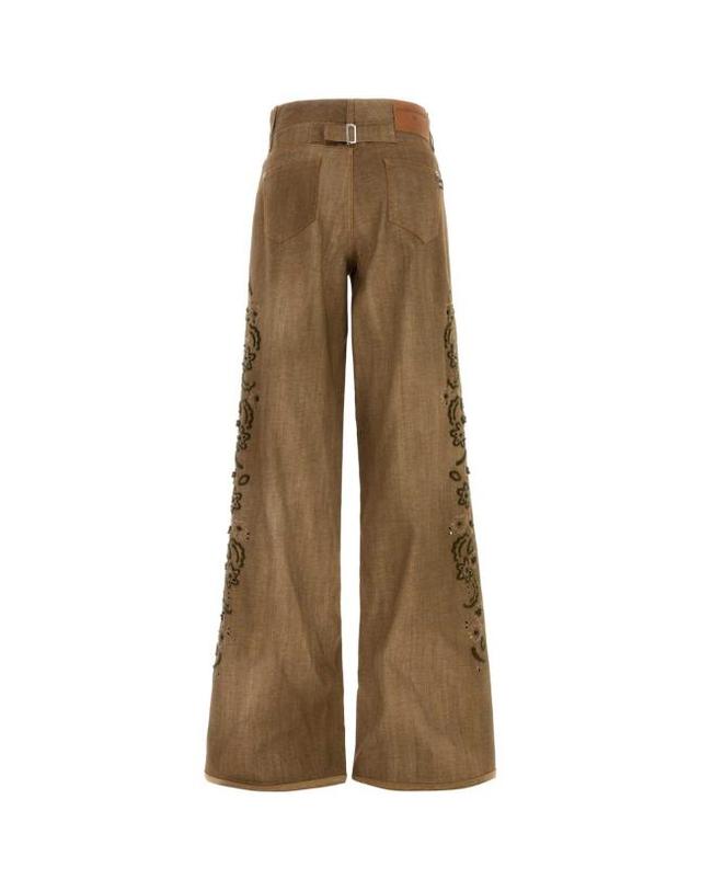 에르마노 설비노 [해외직구] 26FW 에르마노 설비노 스트레이트 팬츠 D497P707IETEJLQ S4953 Brown 착용컷