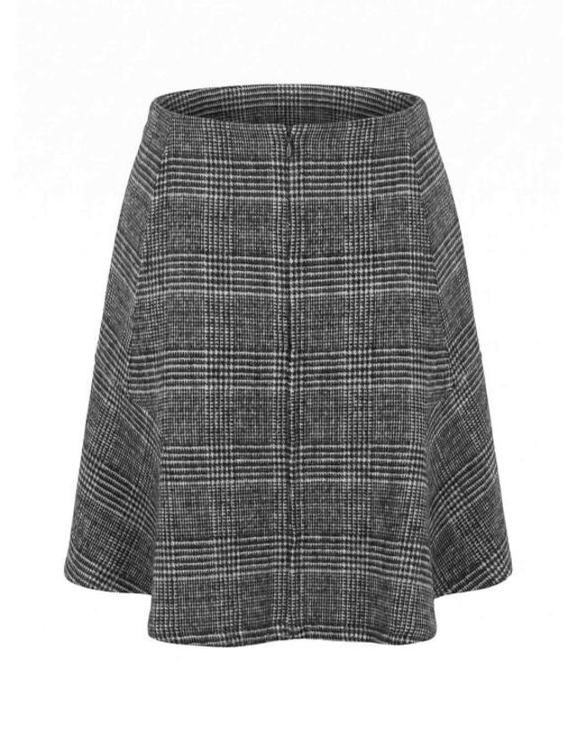 에르마노 설비노 [해외직구] 26FW 에르마노 설비노 미디 스커트 D492O368ZLDG4900 LIGHT GREY 착용컷