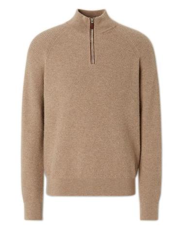 [해외직구] 26FW 에르메네질도제냐 집업 니트 UIK26A4127D92 BEIGE