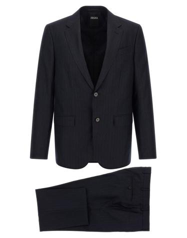[해외직구] 에르메네질도제냐 수트 팬츠 LD422070A422FT2Y7 MIDNIGHT BLUE