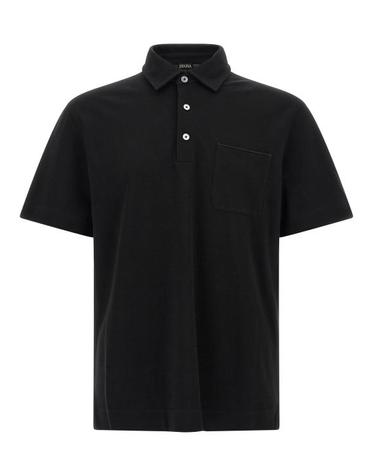 [해외직구] 26FW 에르메네질도제냐 폴로 티셔츠 UI392A4I752K09 Black