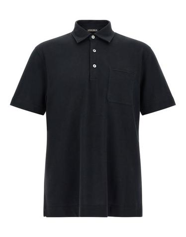 [해외직구] 26FW 에르메네질도제냐 탑 ZE340476BM BLACK