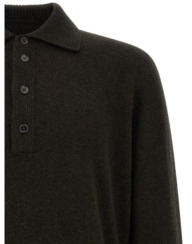 에르메네질도 제냐 [해외직구] 26FW 에르메네질도제냐 폴로 티셔츠 UIB60A4132M99 Brown 착용컷