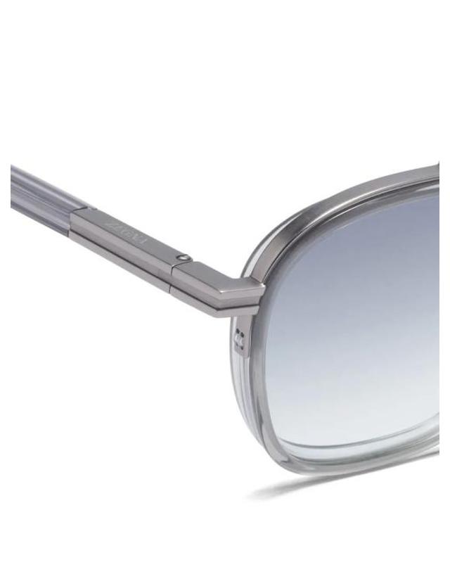 에르메네질도 제냐 [해외직구] 26FW 에르메네질도제냐 선글라스 EZ02315120B Transparent Light Grey 착용컷