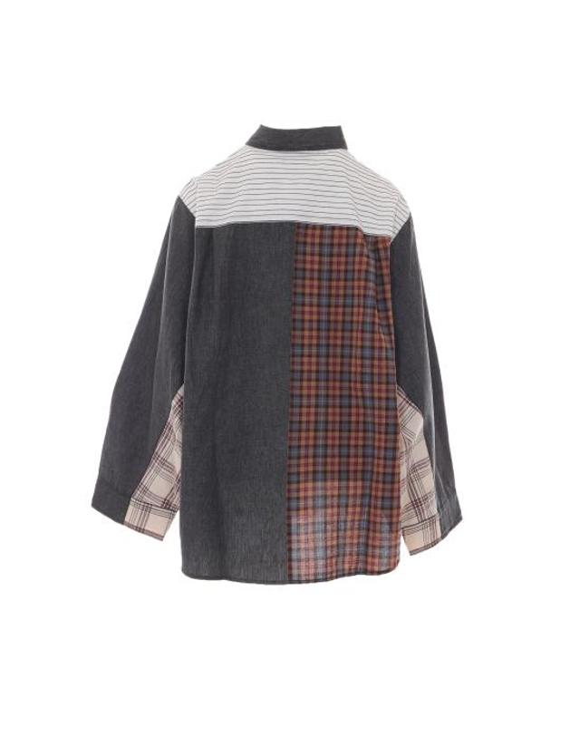 에센셜앤트워프 [해외직구] 26FW 에센셜앤트워프 셔츠 KINGSLEY K2BL MULTICOLOR 착용컷