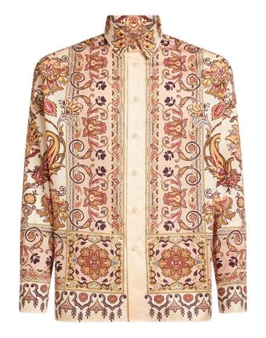 [해외직구] 25FW 에트로 긴팔 셔츠 MRIC005499SP5F0 X0820 PRINT ON BEIGE BASE