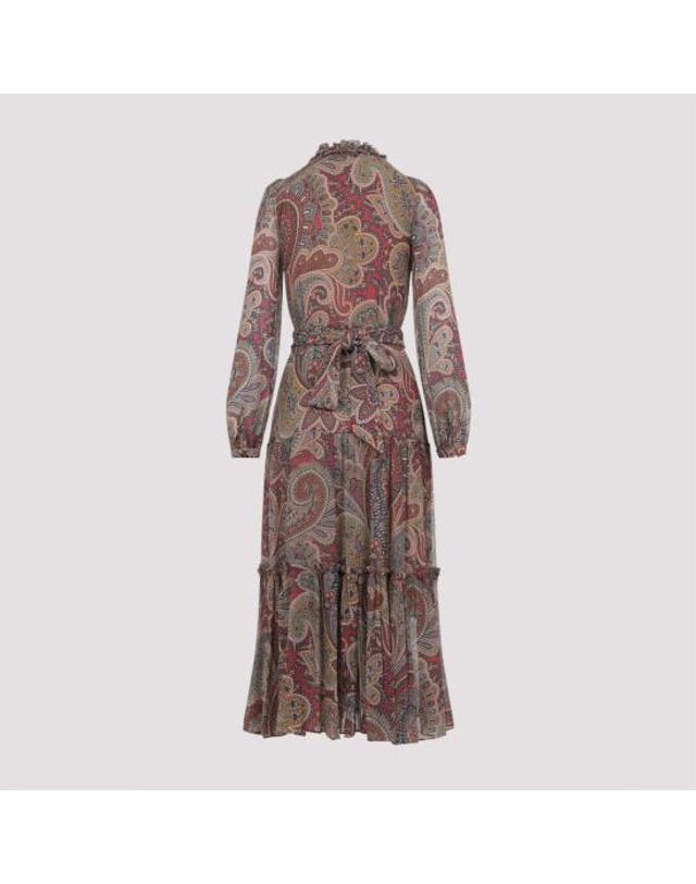 에트로 [해외직구] 25FW 에트로 미디 원피스 WRHA041899SADF4 X0867 MULTICOLOR 착용컷