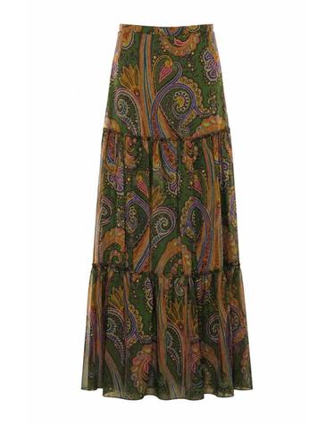 [해외직구] 26FW 에트로 미디 스커트 WRFA0216 99SP11HX0893 Multicolor