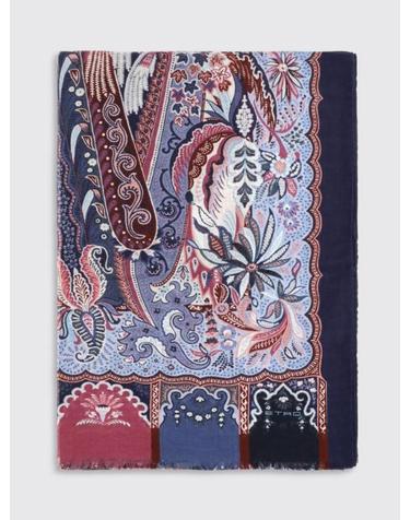 [해외직구] 26FW 에트로 머플러 스카프 MATA0038AK1BF X0883 Blue