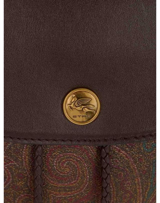 에트로 [해외직구] 26FW 에트로 에센셜 스몰 아르니카 백팩 WP1F0002AA001M0019 BROWN 착용컷