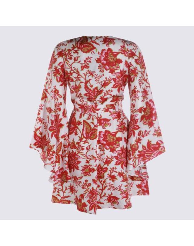 에트로 [해외직구] 26SS 에트로 미디 원피스 WRHA0523 AKH15X0808 FUCSIA WHITE 착용컷
