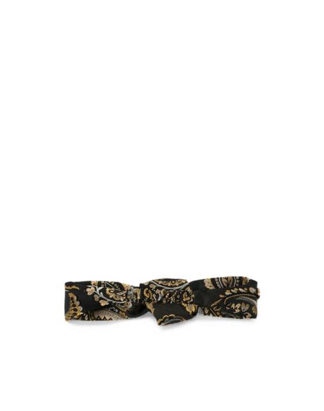 에트로 [해외직구] 26FW 에트로 헤어 액세서리 AA116 WF6F0005 S9820 BLACK 착용컷