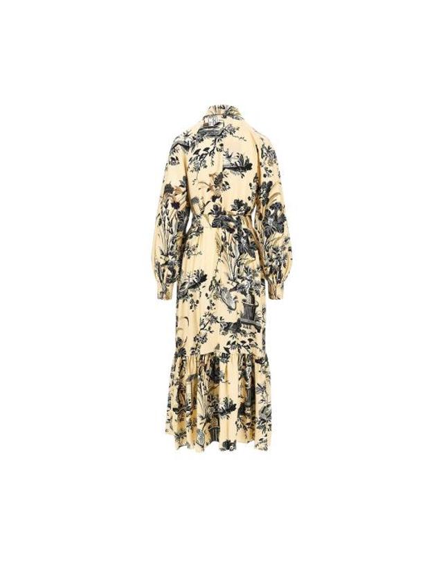 에트로 [해외직구] 26FW 에트로 롱 원피스 WRHA056199SA41A Yellow 착용컷