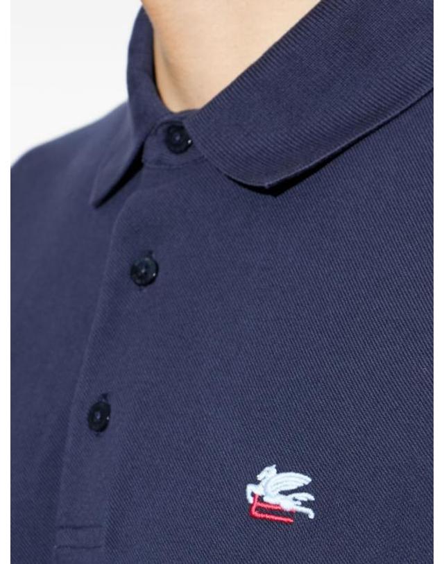 에트로 [해외직구] 26FW 에트로 폴로 티셔츠 MRMD0005AU13IB0065 NAVY 착용컷