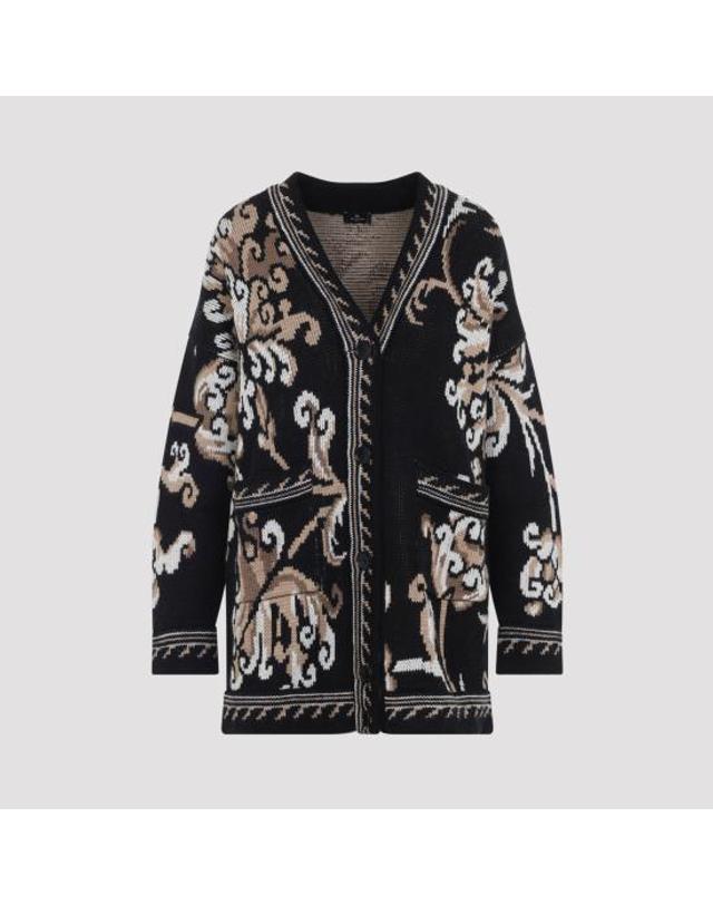 에트로 [해외직구] 26FW 에트로 반팔 티셔츠 WRKE0159AQ12UN0000 Black 착용컷