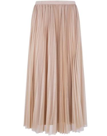 [해외직구] 26SS 파비아나 필리피 와이드 플리츠 튤 스커트 GND266F426L738 0157 BEIGE