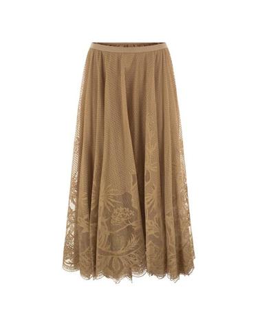 [해외직구] 26FW 파비아나 필리피 롱 스커트 GND216F850 BEIGE