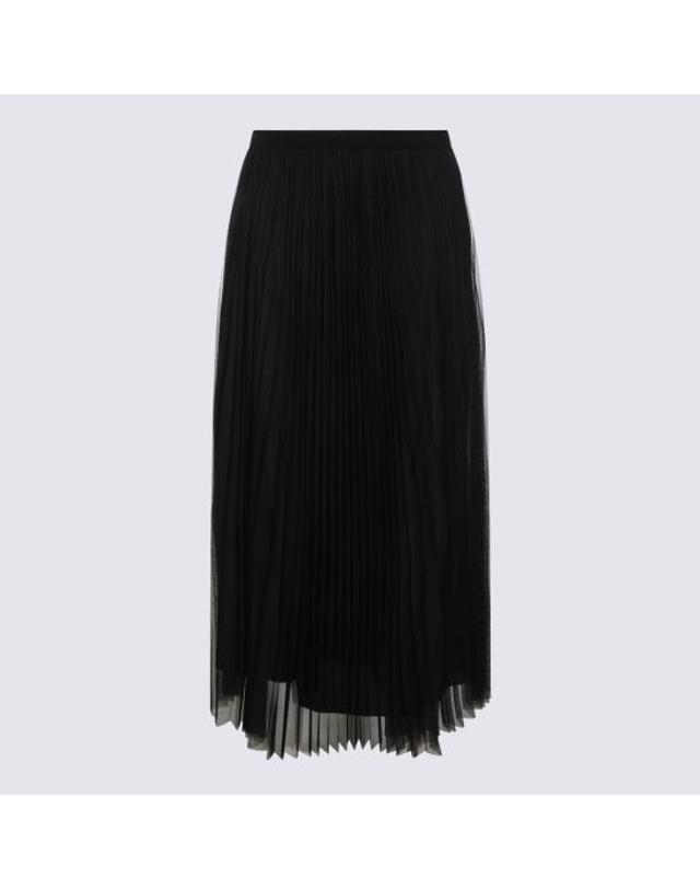 파비아나 필리피 [해외직구] 26FW 파비아나 필리피 미디 스커트 GND216F426 M264825 NERO 착용컷