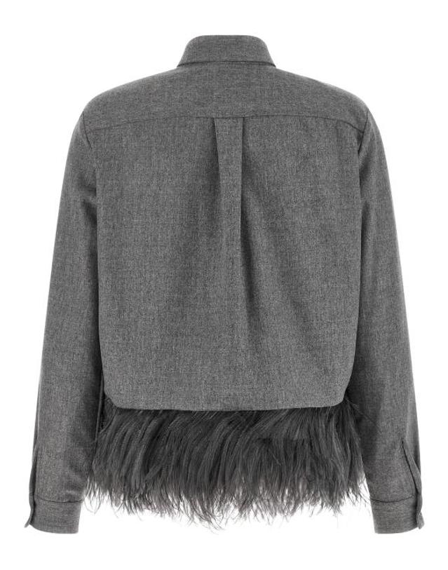 파비아나 필리피 [해외직구] 26FW 파비아나 필리피 셔츠 CAD226F312M4158131 Gray 착용컷