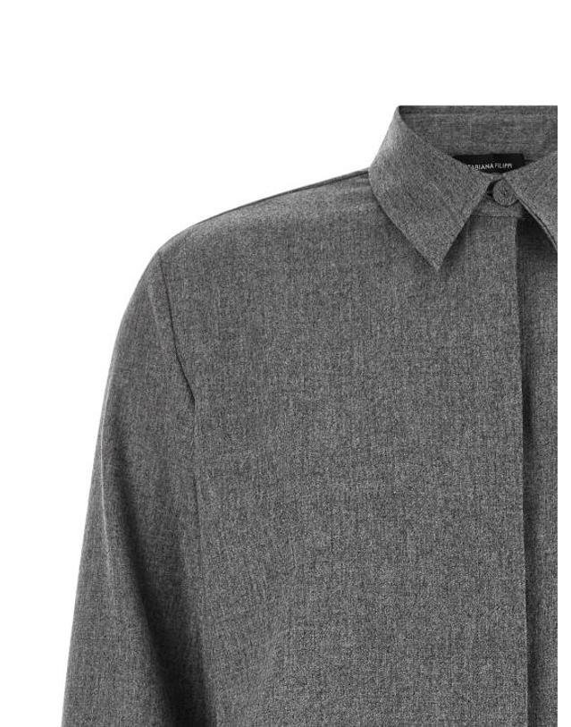 파비아나 필리피 [해외직구] 26FW 파비아나 필리피 셔츠 CAD226F312M4158131 Gray 착용컷