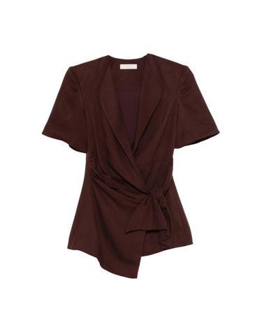 [해외직구] 26SS 페이스풀더브랜드 자켓 FF4380 POT IDA KNOT PORT RED