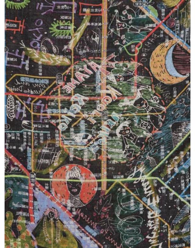 팔리에로사르티 [해외직구] 26FW 팔리에로 사르티 머플러 스카프 20542850 MULTICOLOR 착용컷