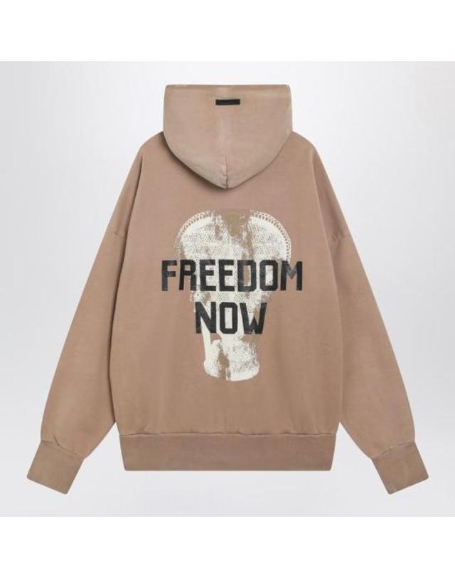 피어오브갓 [해외직구] 25FW 피어오브갓 에듀케이트 프렌치 테리 루드 티셔츠 FG25FW1212112BHF 288 NUDE NEUTRALS 착용컷