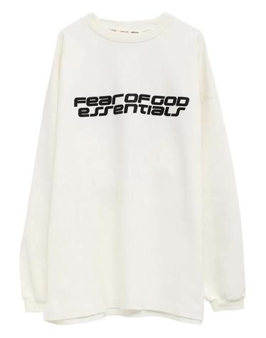 [해외직구] 25FW 피어오브갓 반팔 티셔츠 125HO254543F IVORY WHITE