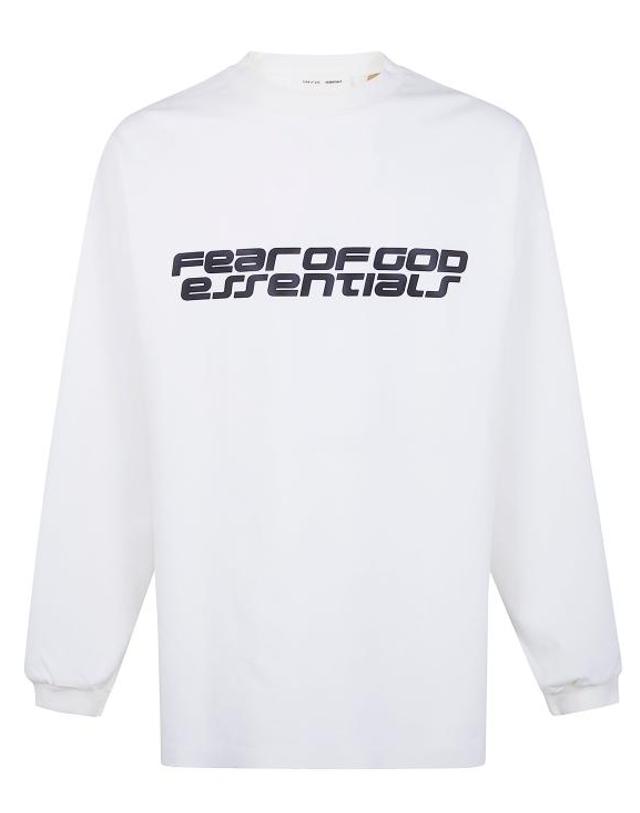 피어오브갓 [해외직구] 25FW 피어오브갓 반팔 티셔츠 125HO254543F IVORY WHITE 착용컷