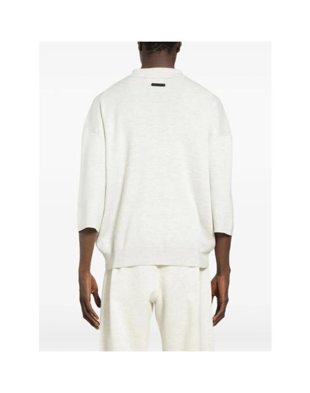 피어오브갓 [해외직구] 26FW 피어오브갓 반팔 티셔츠 192SP266963F OAHEA WHITE 착용컷