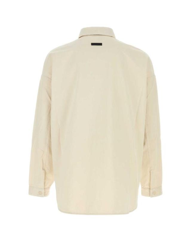 피어오브갓 [해외직구] 26SS 피어오브갓 긴팔 셔츠 FG9M60611BCG NATURAL Beige o Tan 착용컷