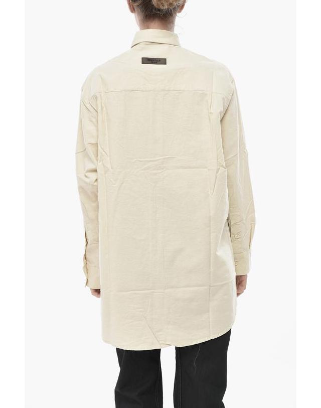 피어오브갓 [해외직구] 피어오브갓 셔츠 186SU223040FW EGG SHELL Beige 착용컷