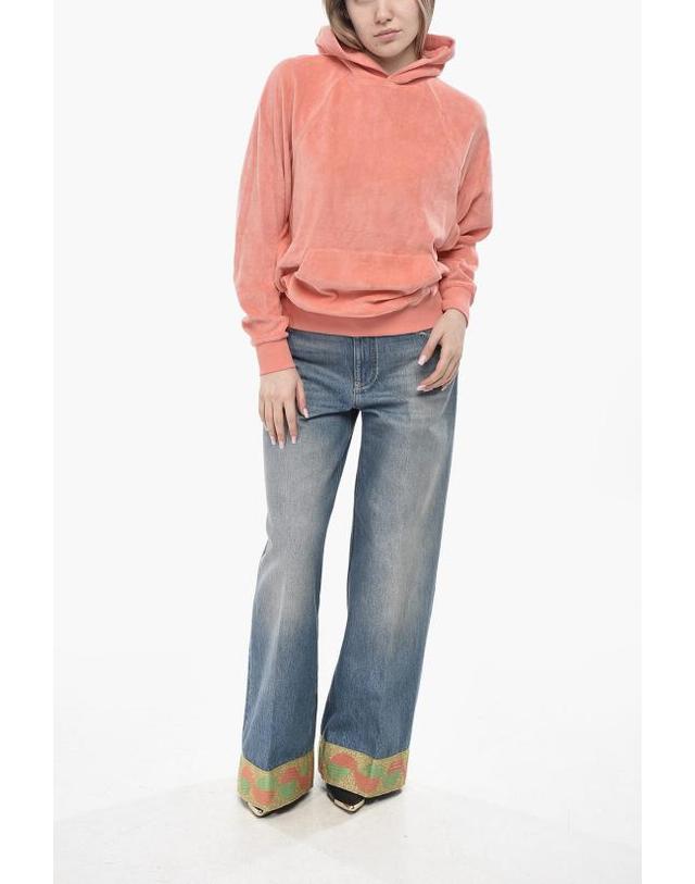 피어오브갓 [해외직구] 피어오브갓 후드 티셔츠 192SU225132FW CORAL Orange 착용컷