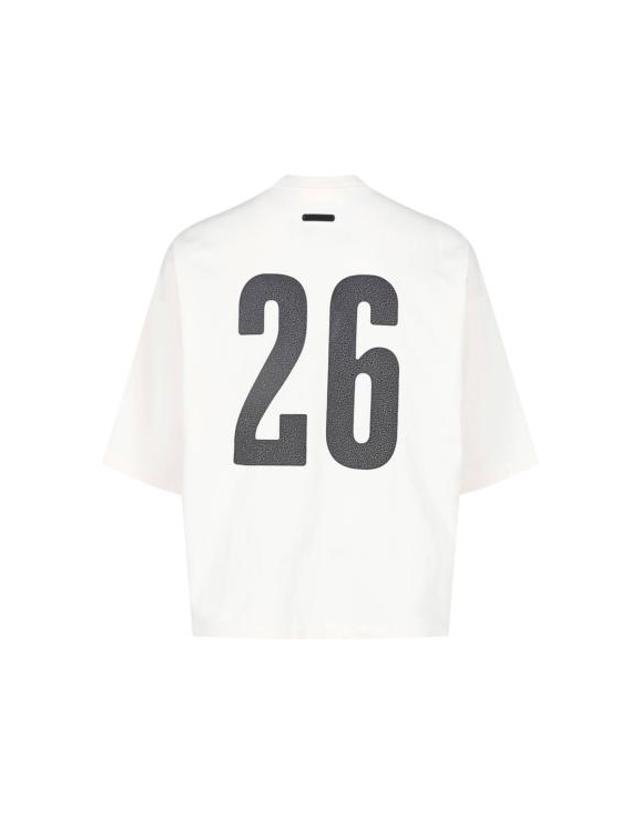 피어오브갓 [해외직구] 26SS 피어오브갓 반팔 티셔츠 RW00268 IVORY WHITE 착용컷