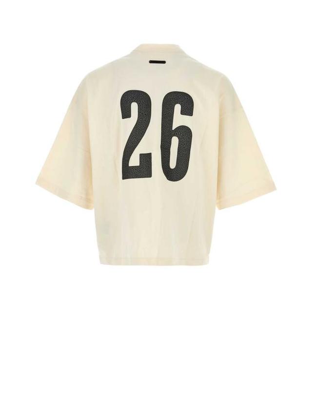피어오브갓 [해외직구] 26SS 피어오브갓 반팔 티셔츠 RW00268 0034 White 착용컷