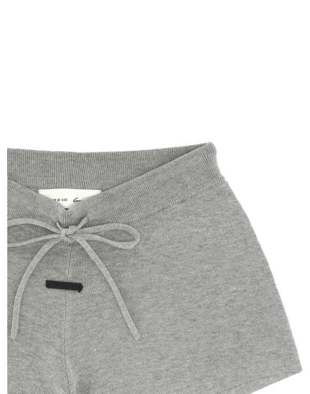 피어오브갓 [해외직구] 26SS 피어오브갓 숏팬츠 160SP265652FW CONCRETE HEATHER 착용컷