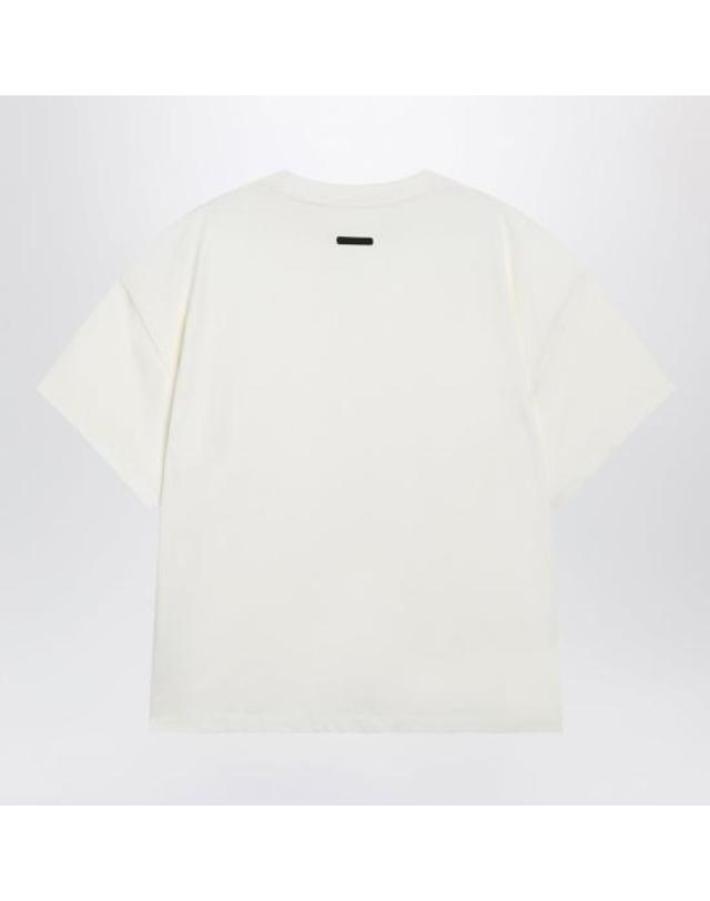 피어오브갓 [해외직구] 26SS 피어오브갓 반팔 티셔츠 RW00263CO 0034 WHITE 착용컷