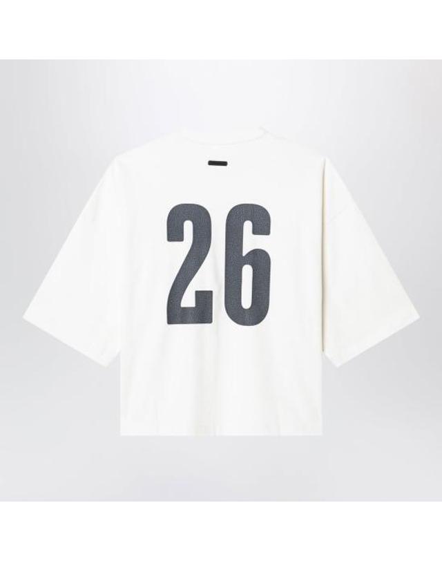 피어오브갓 [해외직구] 26SS 피어오브갓 반팔 티셔츠 RW00268CO 0034 WHITE 착용컷