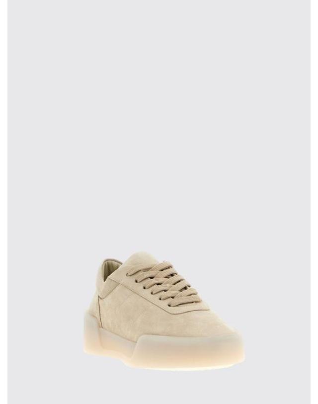 피어오브갓 [해외직구] 25FW 피어오브갓 뮬 슬리퍼 FG25FW80101SUE OAT Beige 착용컷