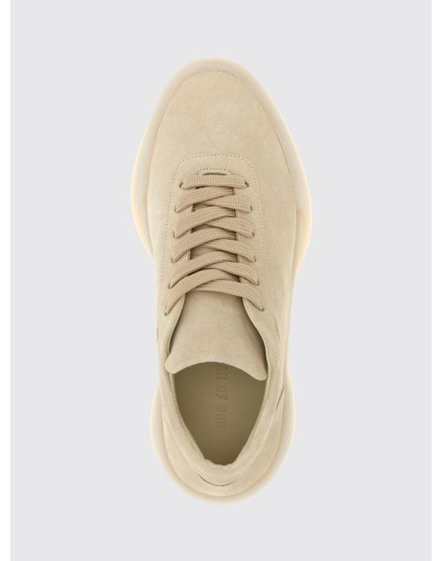 피어오브갓 [해외직구] 25FW 피어오브갓 뮬 슬리퍼 FG25FW80101SUE OAT Beige 착용컷