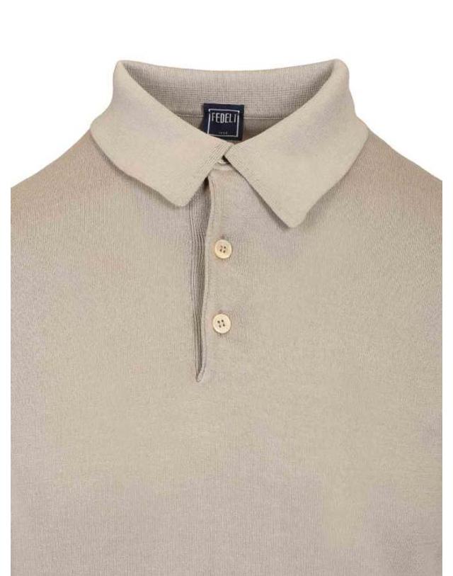 페델리 [해외직구] 26SS 페델리 폴로 티셔츠 MU0D5910176 BEIGE 착용컷