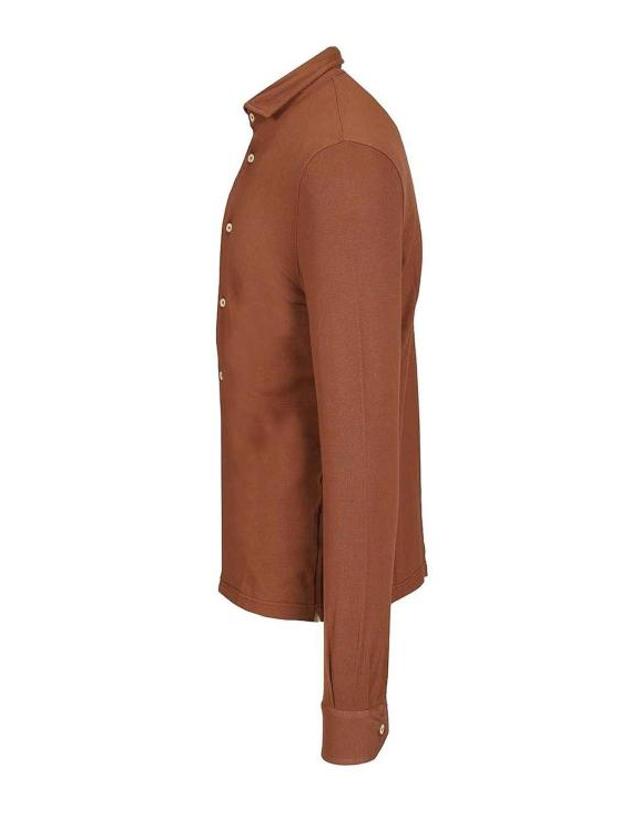페델리 [해외직구] 26SS 페델리 긴팔 셔츠 TUD00137102 Brown 착용컷
