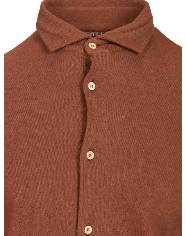 페델리 [해외직구] 26SS 페델리 긴팔 셔츠 TUD00137102 Brown 착용컷