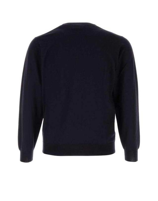 페델리 [해외직구] 26FW 페델리 스웨터 MU007012 6 NAVY 착용컷