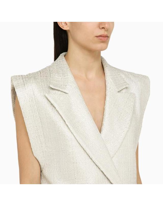 페데리카 토시 [해외직구] 24SS 페데리카 토시 베스트 FTE24GI0990TE0193 Metal 착용컷
