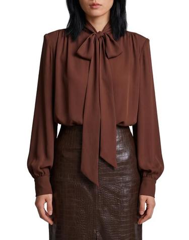 [해외직구] 26FW 페데리카 토시 블라우스 31107 BROWN