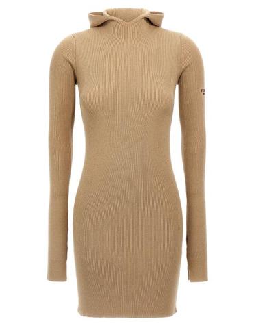 [해외직구] 24FW 펜디 로고 후드 드레스 FZDC60ASJKF1PNO Beige