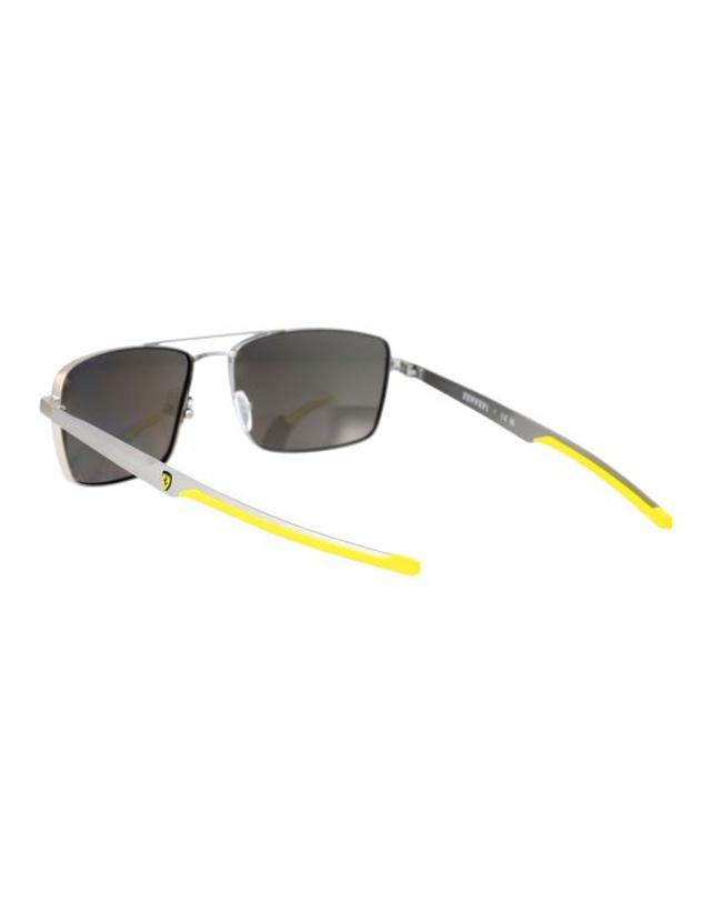 페라리 [해외직구] 25SS 페라리 선글라스 0FZ50011076G 107 6G BRUSHED SILVER 착용컷