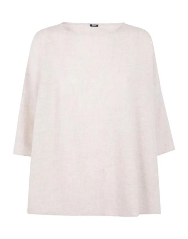 에이푼토비 [해외직구] 25FW 아푼토비 블라우스 P1022TS921 NATURAL NUDE NEUTRALS 착용컷
